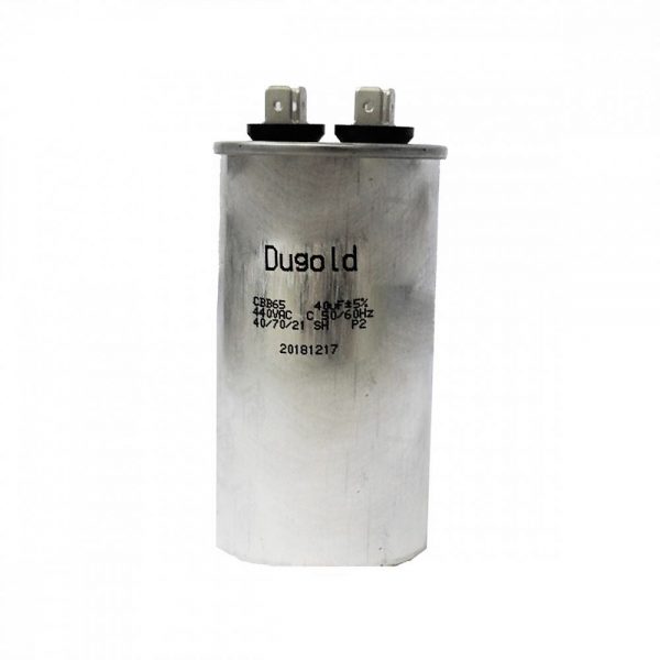 CAPACITOR  DUGOLD 40MFD 440V TERM METAL